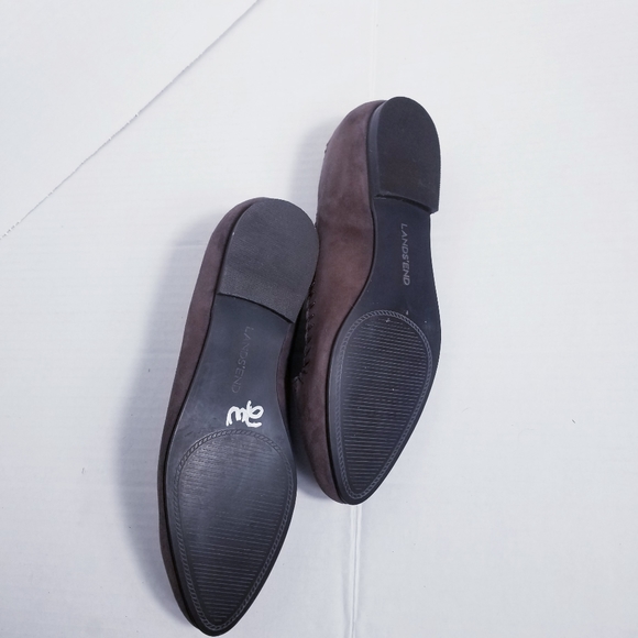 LANDS' END BROWN WOMEN'S FLAT SIZE 6.5 - Picture 7 of 9
